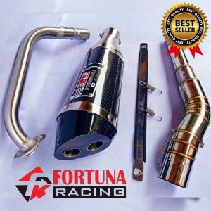 Knalpot Racing 2 Lubang Fullset Untuk Motor 150cc