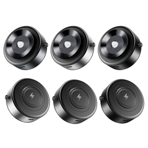 Car Mount Phone Holder Car Dashboard Vacuum Suction Cellphone Bracket Double Side Magnetic Phone Stand Shockproof Holder