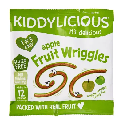 Kiddylicious Apple Wriggles Baby Snack