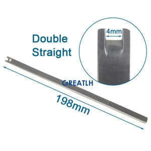 GREATLH Stainless Steel Nose Chisel Shovel Nose Shaping Tool Rhinoplasty Tool Nasal Instrument 198mm