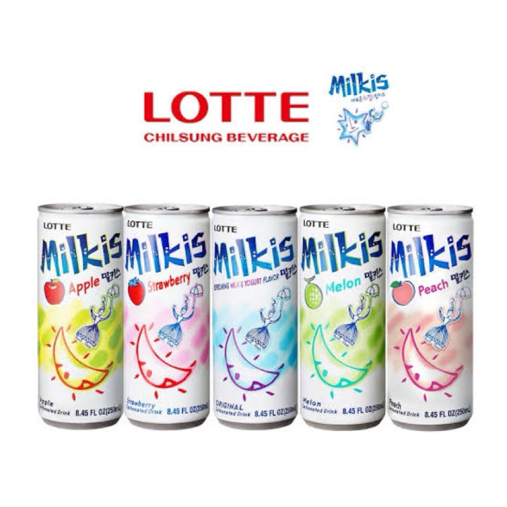 LOTTE Korean Milkis Carbonated Drink 250ml | Lazada PH