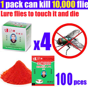 25-Pack Safe Insect Powder Trap - Effective Fly & Mosquito Killer Powder | Family & Garden Pest Control | Non-Toxic Fly Killer