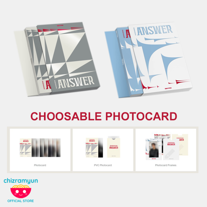Enhypen Album Answer Dimension First Press Weverse POB Photocard Poster ...