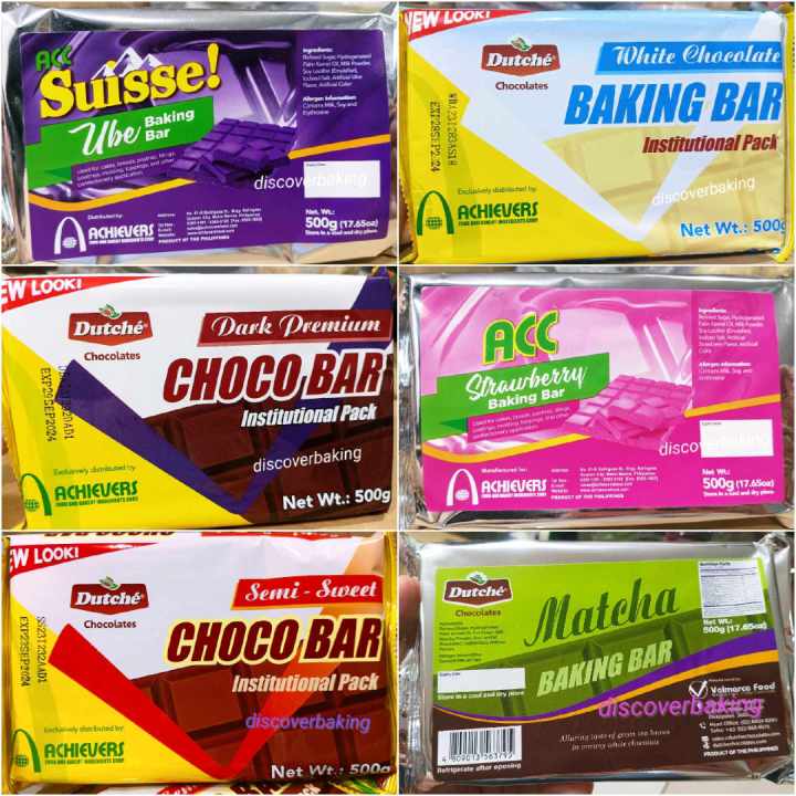 ACC Suisse Ube Chocolate Strawberry MATCHA SemiSweet Chocolate Baking