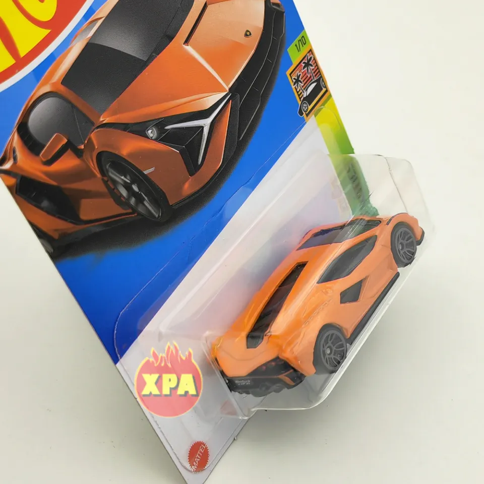 Hot Wheels Lamborghini Sian HW Exotics 1/64 - Édition 163/250, Carte Courte, Avec Protège-carte Et Blister - 2