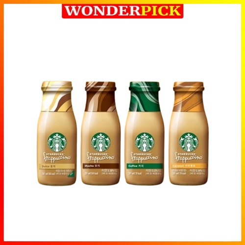 Cà phê Starbucks Frappuccino vị Coffee - Mocha - Caramel - Dolce 281Ml