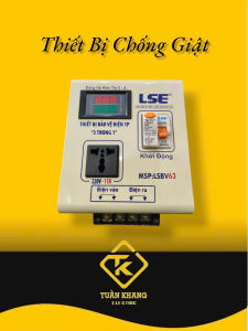 BỘ THIẾT BỊ CHỐNG GIẬT LSE KÈM ĐỒNG HỒ ĐO V/A