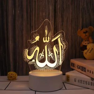 LAMPU 3D ACRYLIC KALIGRAFI RAMADHAN UNIK 3 WARNA LED UNTUK KAMAR TIDUR DEKORASI KADO AKRILIK ESTETIK