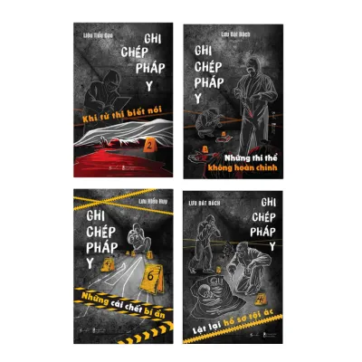 Sách Ghi Chép Pháp Y: Tập 1 + Tập 2 + Tập 3 + Tập 4 - Trinh Thám Kinh Dị Siêu Cuốn Hút
