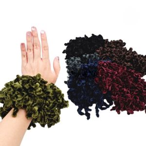 Klik-Beli Ikat Rambut Ubur-Ubur 50 / 100 Jurai Kunciran Cepol Cendol Ukuran Sedang / Jumbo Cepolan Hijab Scrunchie
