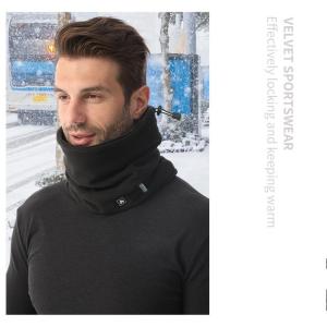 Adjustable Electric Neck Warmers Heating Part Cold Weather Wind Resistant Fleece Perfect for Cycling Mountaineering
