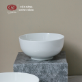 Bát Tô Kiểu Hàn Quốc 15cm Sứ Minh Châu - Trắng trơn - TH06. 