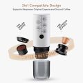 i Cafilas ME2410 Portable Espresso Machine 17 Bar Coffee Fit Nespresso Capsule & Dolce Gusto & Coffee Powder for Outdoor Travel. 