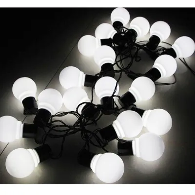【Online】 10/20LEDs Garden Lawn Lamp 3M 6M LED Globe Bulb String Lights Outdoor Patio Landscape Wedding Christmas Holiday Decoration