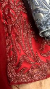 MK715 LEHENGA- LEHENGA:NET WITH EMBROIDERY DESIGN WORK