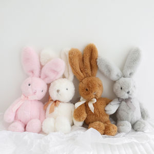 25cm Cute Bunnys Pink Rabbits Baby Plush Toy Stuffed Animals Dolls Appease Toys for Baby
