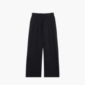 New Arrival | Quần ống rộng nam JBAGY kẻ sọc cạp chun vải Lụa cao cấp - JD0104