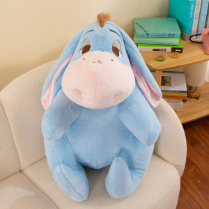 Eeyore ตุ๊กตา Boneka ตุ๊กตาหนานุ่มตุ๊กตาลาอียอร์น่ารักตุ๊กตาหนานุ่มง่วงนอนและน่ารักตุ๊กตาหนานุ่มของเล่นตามเทรนด์ลาน้อยเพื่อนนอนหมอนตุ๊กตาผ้ากำมะหยี่รับเพื่อนของขวัญวันเกิดฟรี