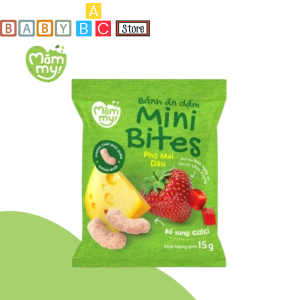 Bánh Ăn Dặm Cho Bé 6 Tháng Mini Bites Mămmy Hỗ Trợ Phát Triển Xương Răng 5 Vị Trái Cây Phô Mai