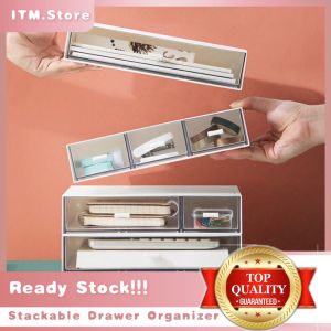 A5 Size Stackable Office Desk Working Desk Drawer Organizer