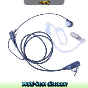 CHENJ Đài phát thanh tai nghe Tai nghe tai nghe mic cho Kenwood BF-888s hai chiều đài phát thanh