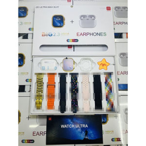 🎁 HL Original Product + FREE Shipping 🎁 Xiaomi 2024 Smart watch Ultra 10 in1 Waterproof 7 Straps +Protective case+Earphones Men Women 49MM Bluetooth Call Heart rate Wireless Charging Fitness Bracelet Smartwatch set True screw true buckle WU70 Gift