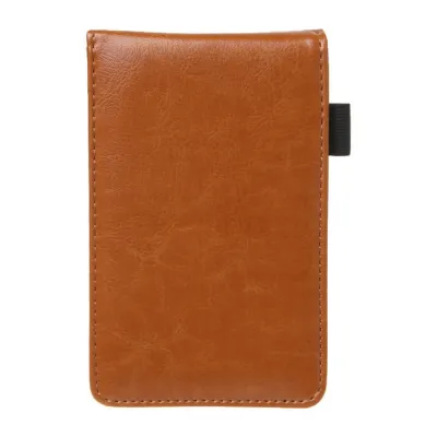 SHADD Stationery Multifunction Diary Retro Small Leather Cover A7 Notebook Business Memos Pocket Planner Mini Notepad