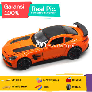 Diecast Miniatur Mainan Mobil Sedan Balap German Luxury Sedan Sedan Luxury Jerman AMG-GT 1/32 Besi Metal