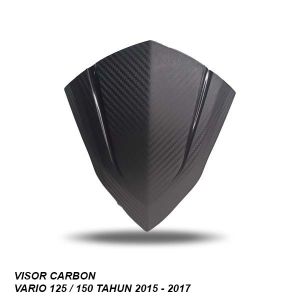 COD WINDSHIELD VISOR HONDA VARIO 125 150 ESP OLD  vario 2015 2016 2017 CARBON KARBON HITAM