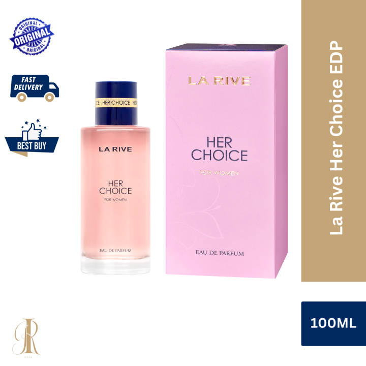Original] LA Rive Her Choice EDP 100ML For Women Woody Earthy