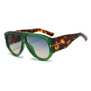 AU Large-frame sunglasses European and American style high-end aviator sunglasses trendy and unique retro design UV protection womens sunglasses