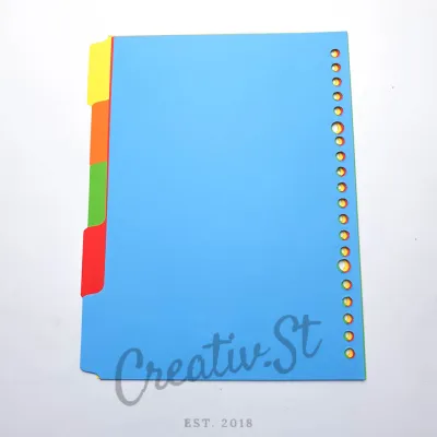 Bantex Pembatas Binder Loose Leaf Cardboard Divider A5 B5 8610 8607