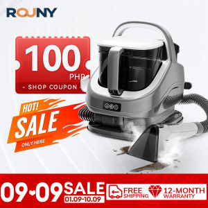 ROUNY U2 HEAT Pet Fabric Cleaner Steam Sanitizing Odor Removal 13kPa Suction Chemical-Free 1-Yr