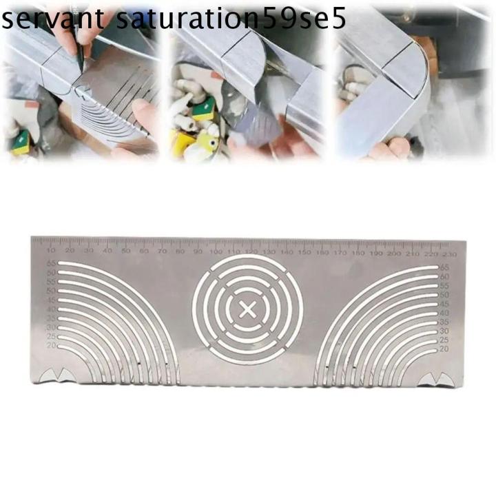 ANTSAT Stainless Steel Square Tube Folding Ruler Multifunction Metal ...
