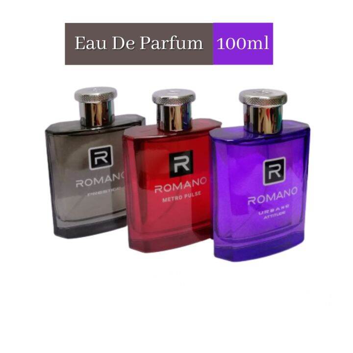 Romano Edt Perfume 100ml Eau De Parfum Metro Pulse Urbane Spirit