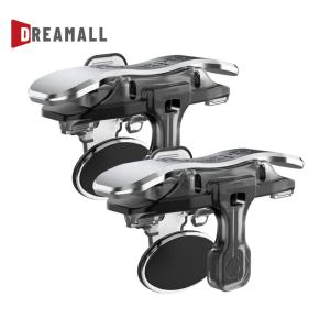 จอยสติ๊กแบบทริกเกอร์สำหรับสมาร์ตโฟนแอนดรอยด์ IOS โทรศัพท์มือถือ PUBG 2แพ็คสามารถปรับจอยเกมได้