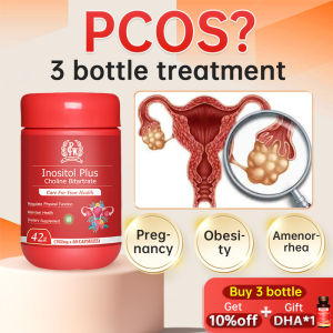 PCW Inositol Plus Choline Bitartrate (60 Capsules) Myo Inositol supplementpcos supplement medicineFor PCOS womenSupport normal menstruation help pregnancy improve obesity female nutrition