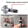 1/2” or 3/4” Broken Water Pipe Damages Damaged Screw Extractor Water Pipe Thread Repair Tap Set Broken Screw Bolt Screw Easy Out Remover Water Pipe. 