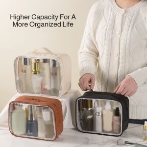 Womens portable largecapacity waterproof cosmetic bag wash bag travel bag