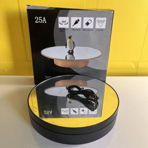 Đế xoay cao cấp mặt gương chưng sản phẩm kích thước 25cm chịu lực 8kg - T0407