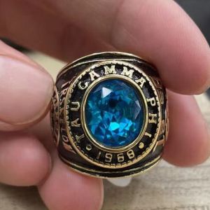 Tau Gamma Phi Mens Fashion Stainless Steel Ring Size 7-13