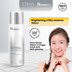 ERHA Truwhite Niacinamide & Cactus Extract Brightening Milky Essence - Toner Esen Pencerah Wajah