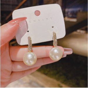 Limited Today! 18k Gold Pawnable Saudi Gold Original Earrings for Women Fashion Minimalist Mixed Small Earrings Set Simple Geometric Rhinestone Stud Tiny Ear Studs Jewelry Accessories Jewelry Earrings Hypoallergenic