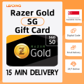 Razer Gold Card SG 50 SGD⚡Razer Gold Gift Card LEADING.SG【24/7 Email&Chat Delivery】. 