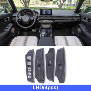 Miếng Dán Trang Trí Tay Vịn Cho Honda Civic Fe 2022 2023 Phụ Kiện Nội Thất Cửa Sổ Xe Hơi Nâng Cửa Kính Bảng Điều Khiển Công Tắc Sản Phẩm Phụ Kiện Cố Định Biển Xe Ô Tô