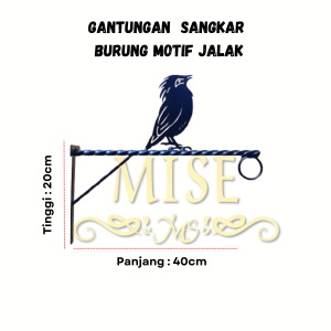 Gantungan Sangkar Burung Desain Elegan Motif Jalak Model Terbaru