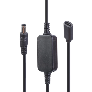 Type C Cable DC5V Boost to 5.5x2.1mm 12V Voltages Converters Power Boost Line Stepups Boost Chargers Type C Power Charge