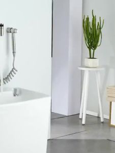 IGDL Dinding dipasang keran dinding mudah alih dipasang tekanan tinggi tandas muncung Bidet pengadun paip semburan Set keran