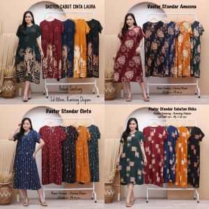 Daster JUMBO ld 120 cm dasterbusui baju hamil daster kekinian Kancing depan batik wijayatex