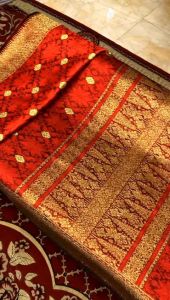 Songket Palembang cantik bagus benang emas mengkilap kain tenun bunga cina